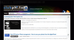 Desktop Screenshot of clubphotointernational.com